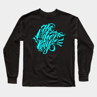 The Other Guys Aqua Glow Long Sleeve T-Shirt